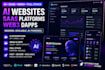 create ai website, ai web application, ai web3 dapp,   ai saas as full stack dev