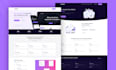 design a custom responsive website UI UX design in figma