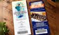 design an vertical ticket
