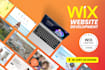 build wix website design, redesign and create wix website development