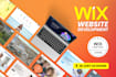 build wix website design, redesign and create wix website development