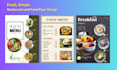 restaurant food menu flyer design