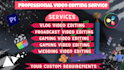 edit professional vlog for youtube and social media