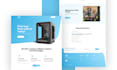 create high converting landing page UI UX in figma or xd