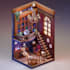 design a cozy 3d interior isometric room illustration