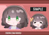 draw a custom reactive chibi pngtuber