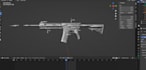 rig weapons in blender
