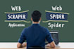program scraper or crawler for website data extraction