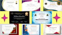 make resume cv, certificates, cards, qr codes, bar codes