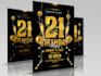 do birthday flyer, grand opening flyer, and any event flyer