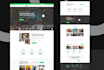 do ecommerce, business, blog webflow website, xd, figma to webflow, landing page