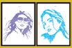 recreate any face image into rhinestone designs