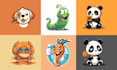 do cartoon character logo design
