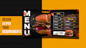 do classy menu design for you