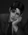 draw black and white semi realistic anime style portraits