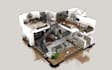 create architectural 2d and 3d floor plan in revit and sketchup