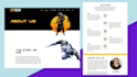 redesign copy clone website in reactjs and next js