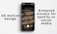do 3d covers, spotify canvas, visualizer short animations for your music