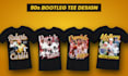 design a custom 90s bootleg rap tee with your photo