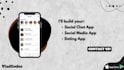 develop your social chat app, dating app with react native