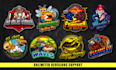 design cartoon mascot  logo within 24 hours