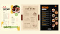 design modern and professional restaurant menu design