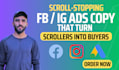 create scroll stopping facebook ad copy that converts