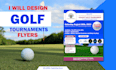design a golf tournament flyer
