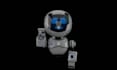3d robotic charachter model and animate photoreal scenes