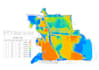 make topographic survey, land surveying map, contours map, from point topo dat
