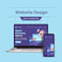 design creative responsive website in figma, adobe xd