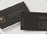 minimalist business card design