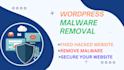 do wordpress malware removal and also clean virus , malware