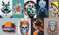 professional ai t shirts designs, t shirts designs image