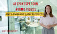 make professional ai spokeperson video in any language