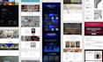 design a wordpress website for hospitality, real estate and local businesses