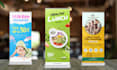 design a retractable banner or yard sign