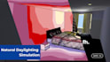 lighting  relux calculation and simulation