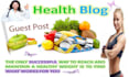 publish health guest post on health and fitness blog with dofollow backlink