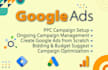 setup, manage and optimize google ads, ppc campaign for ecommerce business