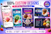 design pro level ice cream banner and other logo
