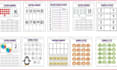 create kids worksheets, maths book interior
