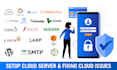 deploy your websites on AWS, azure cloud, digital ocean and google cloud