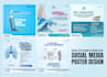create social media posters in both english and malayalam