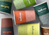 create coffee packaging, coffee label creation, coffee cup design, sachet label