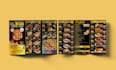 design modern restaurant menu, digital menu and food flyer