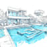 draw beautiful swimming pool design