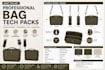 create factory ready bag tech pack and backpack spec sheet