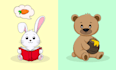 design simple cute cartoon characters