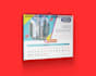 printable desk and wall calendar design in 24 hours